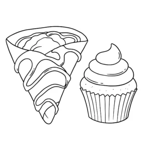 coloriage Crepes pour enfant de 6 ans