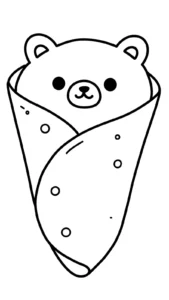 coloriage Crepes pour enfant de à imprimer
