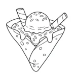télécharger coloriage Crepes gratuit