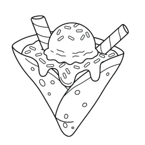 télécharger coloriage Crepes gratuit