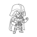 coloriage Dark Vador à imprimer gratuitement