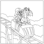 coloriage Dark Vador educatif pour enfant