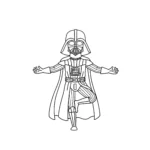 coloriage Dark Vador de pour enfants