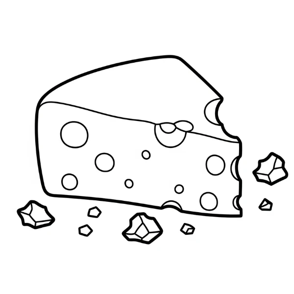 Tranh tô màu Fromage