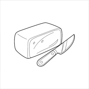 coloriage Fromage educatif pour enfant