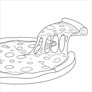 coloriage Fromage pour enfant à imprimer