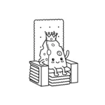 coloriage Fromage pour enfant de 2 ans