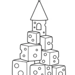 coloriage Fromage à imprimer pdf