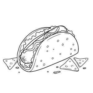 imprimer coloriage Hot Dog gratuit
