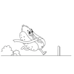 coloriage Hot Dog pour enfants à télécharger