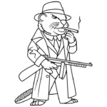 coloriage Italian Brainrot gratuit pour enfants
