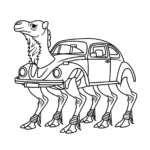 coloriage Italian Brainrot à imprimer pour enfants