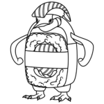 coloriage Italian Brainrot à imprimer pour enfant de 3 ans