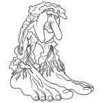 coloriage Italian Brainrot pour enfant de 6 ans
