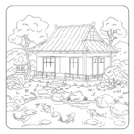 coloriage Japon d