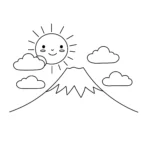 image pour coloriage Japon enfant