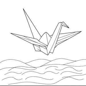 coloriage Japon a imprimer pour enfant de 4 ans