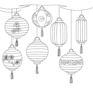 coloriage Japon à imprimer pdf