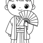 coloriage Japon et apprentissage