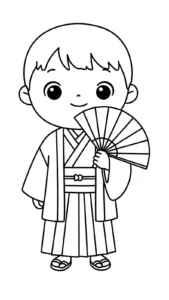 coloriage Japon et apprentissage