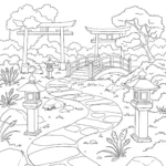 imprimer coloriage Japon