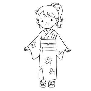 coloriage Japon pour enfants