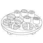 coloriage Japon pour enfant a imprimer gratuit