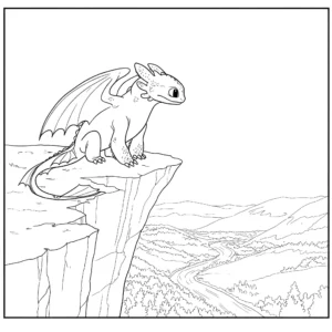 coloriage Krokmou à imprimer pour enfant de 6 ans