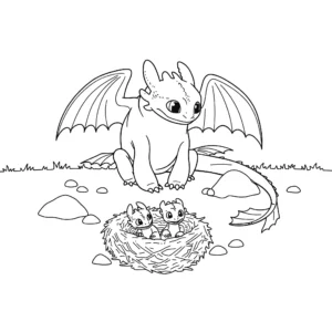 coloriage Krokmou gratuit