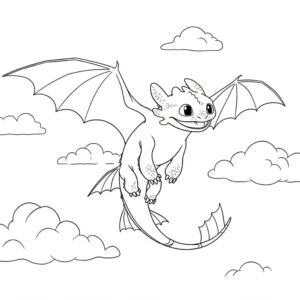 imprimer coloriage Krokmou gratuit