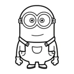 coloriage Minions pour enfant de 5 ans