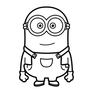 coloriage Minions pour enfant de 5 ans