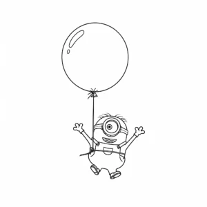 coloriage Minions de pour enfants