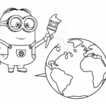 coloriage Minions pour enfants a imprimer gratuit