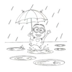 coloriage Minions pour enfant à imprimer