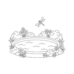 coloriage Piscine pour enfants a imprimer gratuit