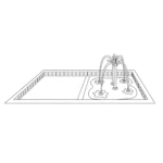 coloriage Piscine pour enfant de à imprimer