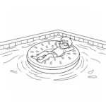 coloriage Piscine pour enfant
