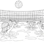 coloriage Piscine et dessin a imprimer