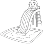 coloriage Piscine a dessiner et imprimer