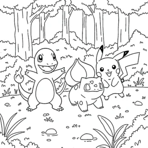 imprimer coloriage Salameche pour enfant