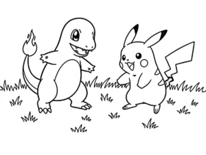 coloriage Salameche pour enfant gratuit