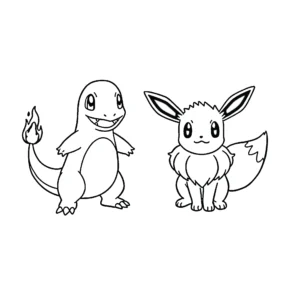 coloriage Salameche pour enfant de 7 ans