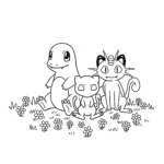 coloriage Salameche pour enfant de 3 ans
