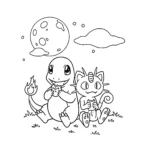 coloriage Salameche pour enfant de 10 ans