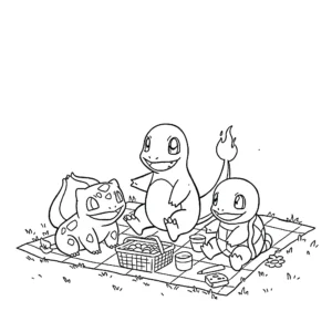 coloriage Salameche à imprimer gratuit