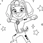 coloriage Stella à imprimer pour enfant de 9 ans