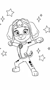 coloriage Stella à imprimer pour enfant de 9 ans