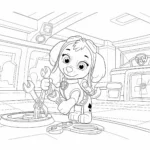 coloriage Stella à imprimer pdf