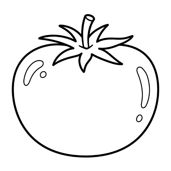 Tranh tô màu Tomate